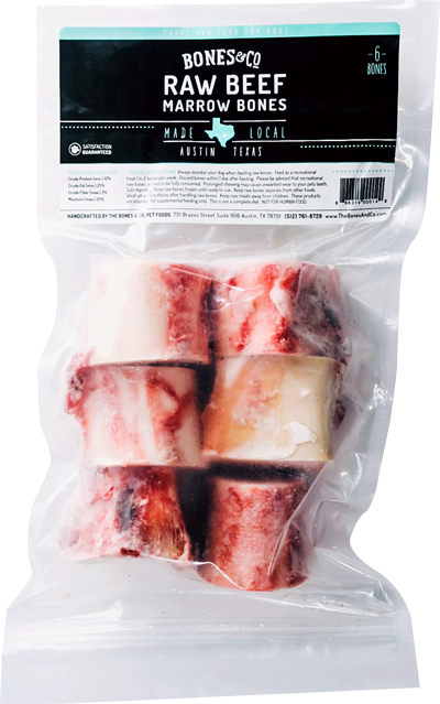 Bones & Co Frozen Beef Bone 2 Inches 6 Pack